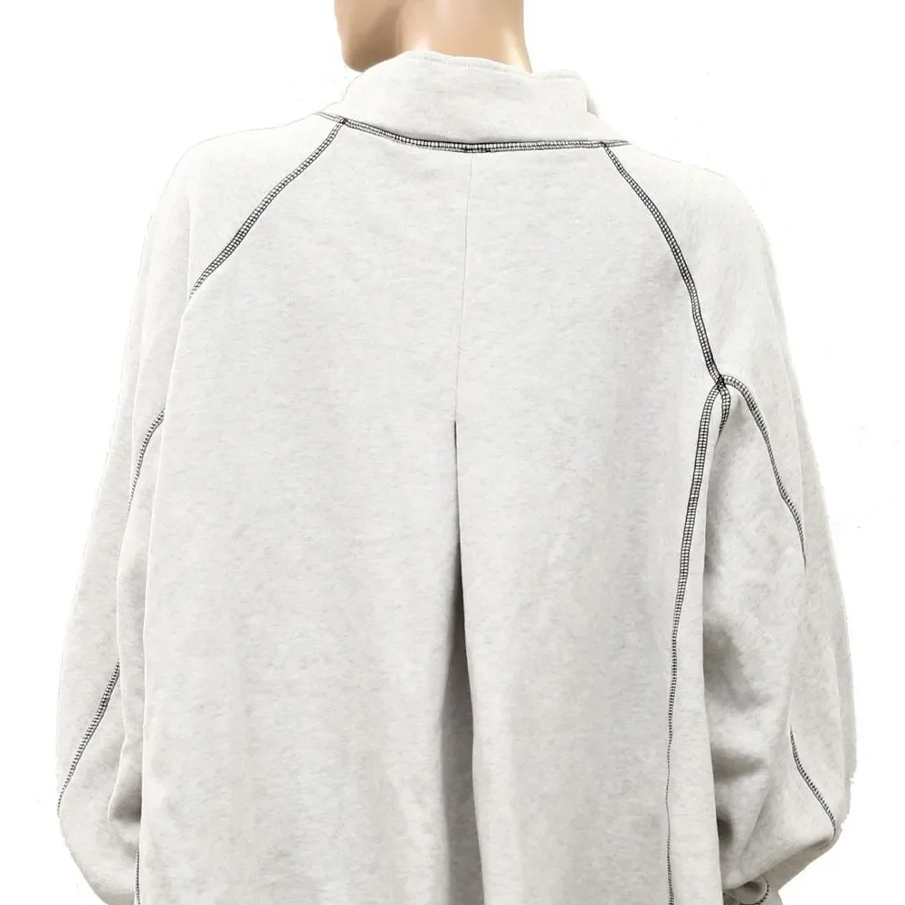 Free People FP Movement Half Court Half Zip Sweatshirt Pullover Top XL 289755
